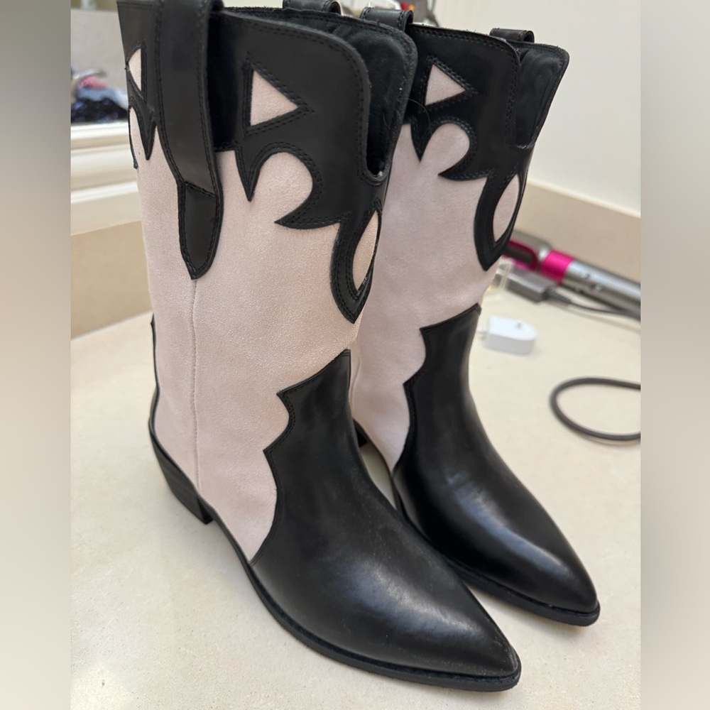 Isabel marant inspired cowboy boots